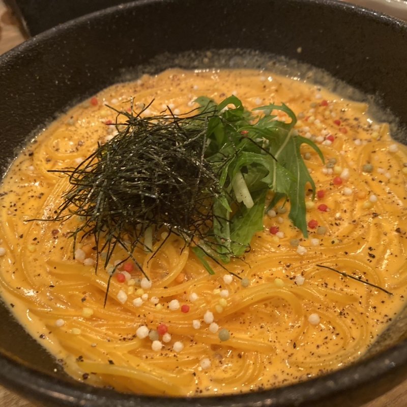 ウニのクリームパスタ(87食堂)