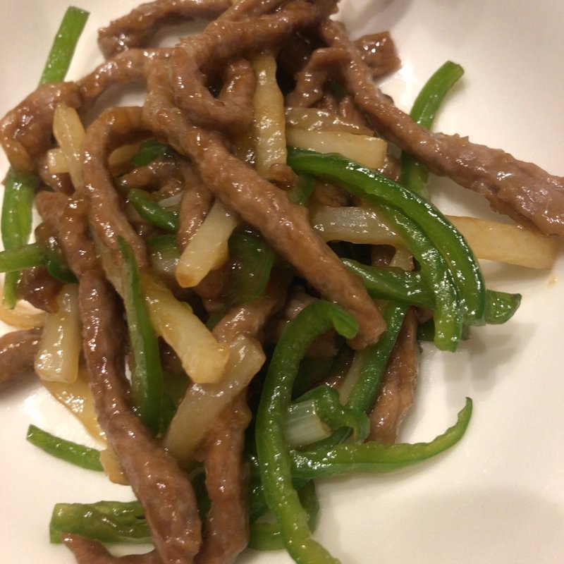 青椒肉絲(津湘苑)