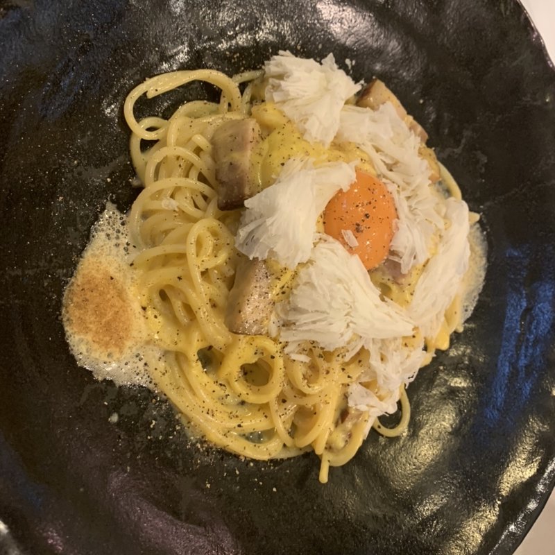 本物のカルボナーラ(パスタクオーレ)