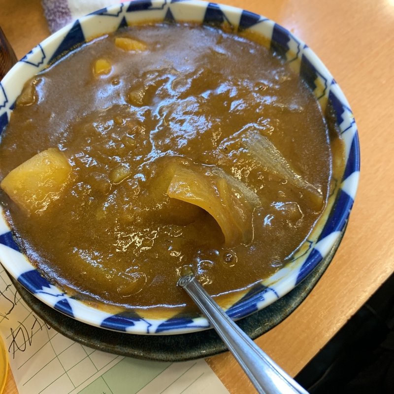 牛すじカレー(銀座屋)