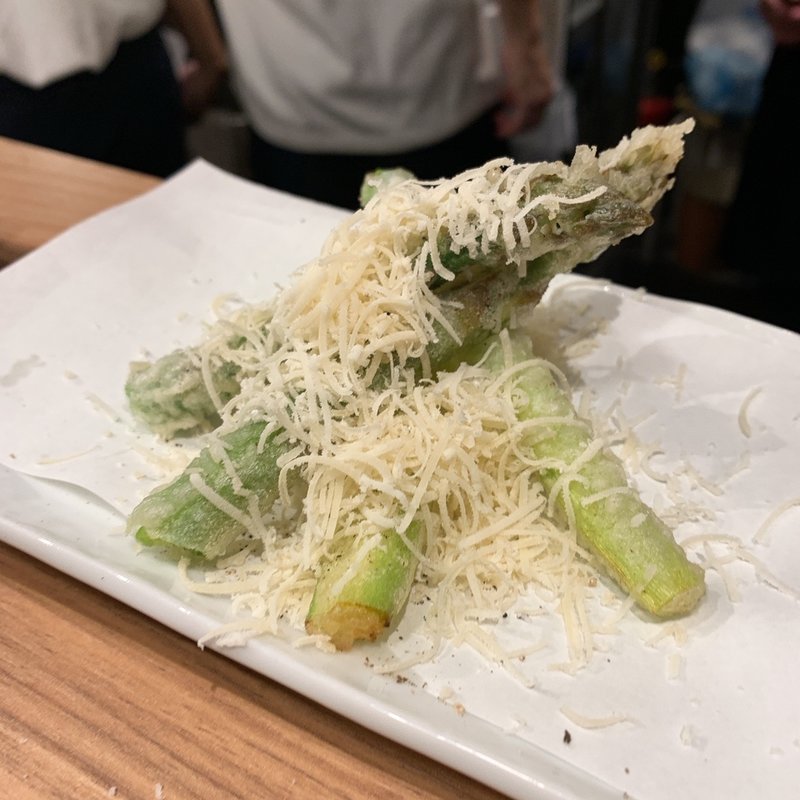 アスパラ(天ぷらとワイン大塩 天五横丁店)