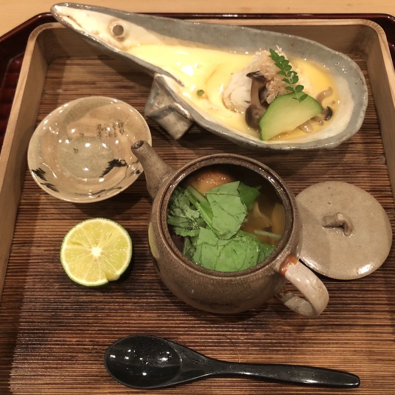 茶碗蒸しと土瓶蒸し(大神 （おおがみ）)