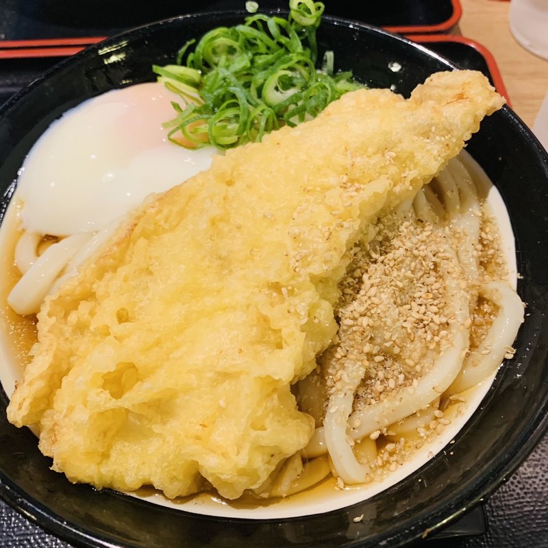 鶏天うどん(伊吹や製麺 秋葉原UDX店)
