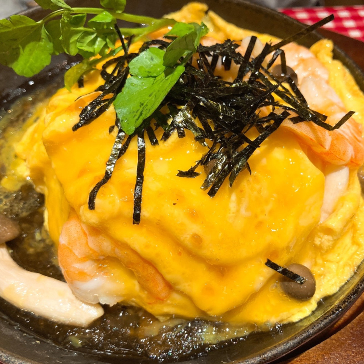 海老ときのこの和風オムライス ラケル グランエミオ所沢店 の口コミ一覧 おいしい一皿が集まるグルメコミュニティサービス Sarah