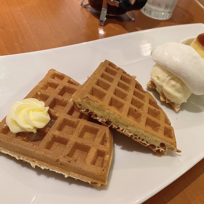 ワッフルプレート(カフェ モロゾフ さんちか店 )