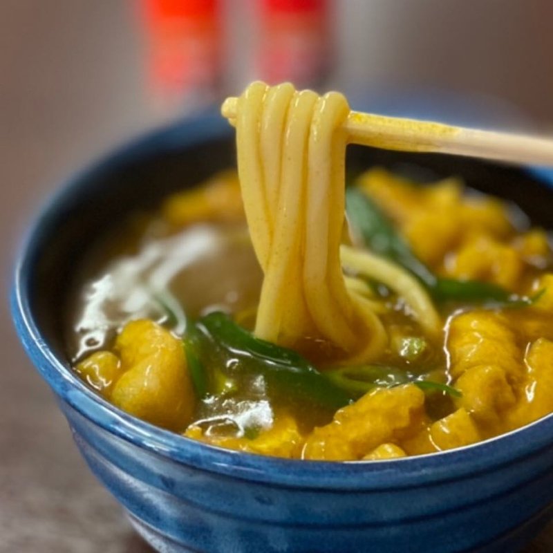 カレーうどん(あげ入り)(山為食堂 （やまためしょくどう）)