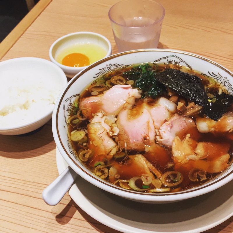 東京焼豚麺セット(東京煮干し らーめん 玉 東京駅店)
