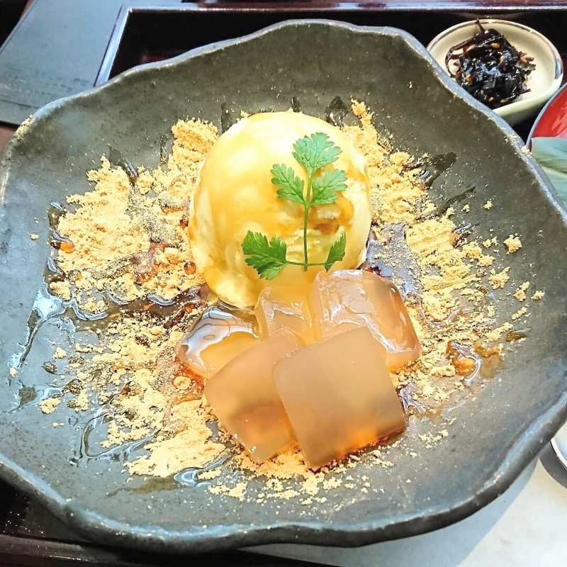 わらび餅アイスクリーム(追分だんご本舗)