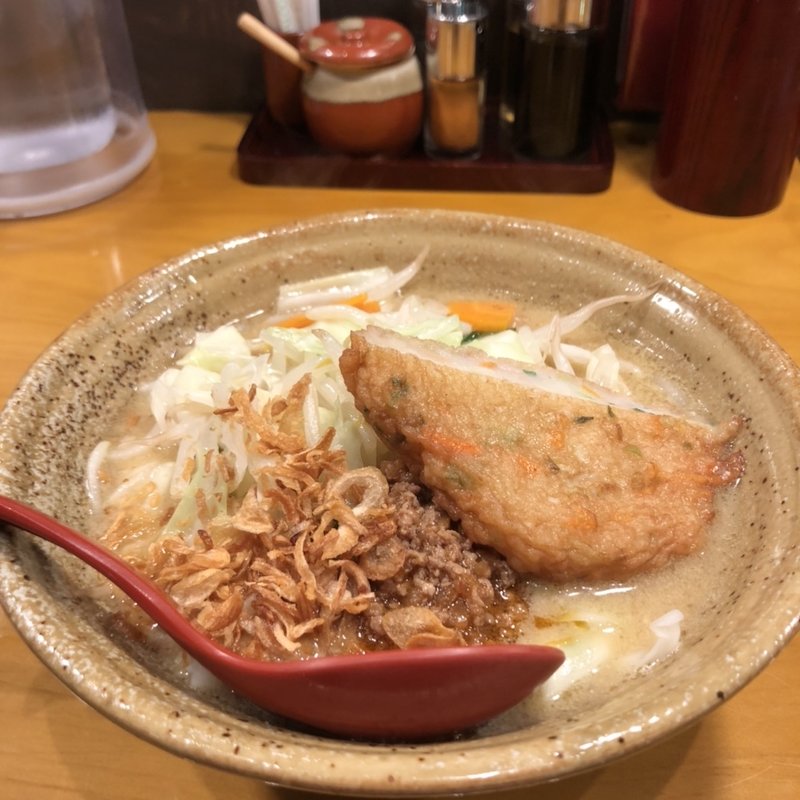 九州麦味噌 野菜らーめん(麺場 田所商店 東加古川店)