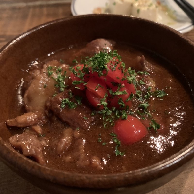 メヌード（モツ煮込み）(メヌード 中目黒)