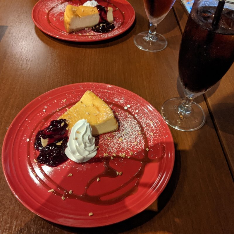 ベイクドチーズケーキ(kawara cafe & Dining Forward)