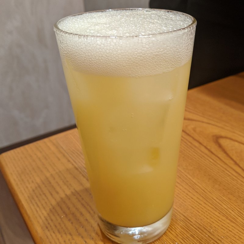 シークワーサーサワー(焼肉キッチンスタジアム黒5 那覇店)