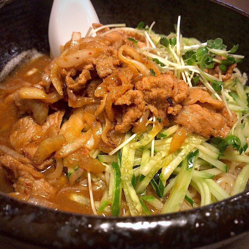 スタミナ冷やし(中華飯店　靉龍 )