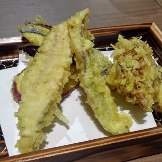 秋刀魚の天婦羅(信州そばきり みよ田 虎ノ門ヒルズ店)