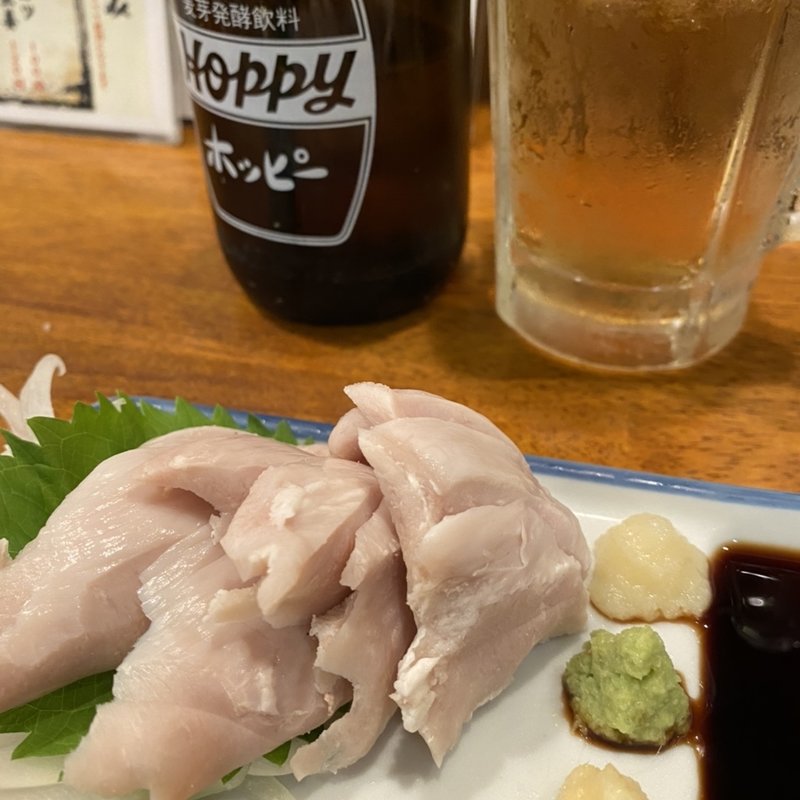 ガツ刺し(もつ焼き串焼き 肉の佐藤 藤沢店)