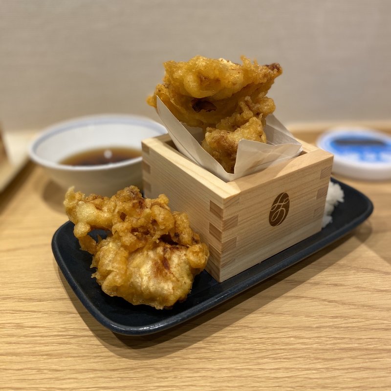 美濃 鶏もも天(十割蕎麦 美濃味匠 ミュープラット大曽根店)