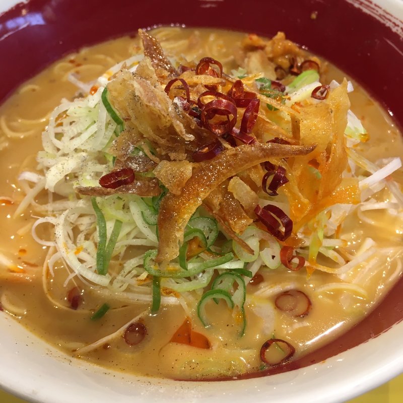 ピリ辛ねぎ味噌豚骨らーめん(なかせんどう )