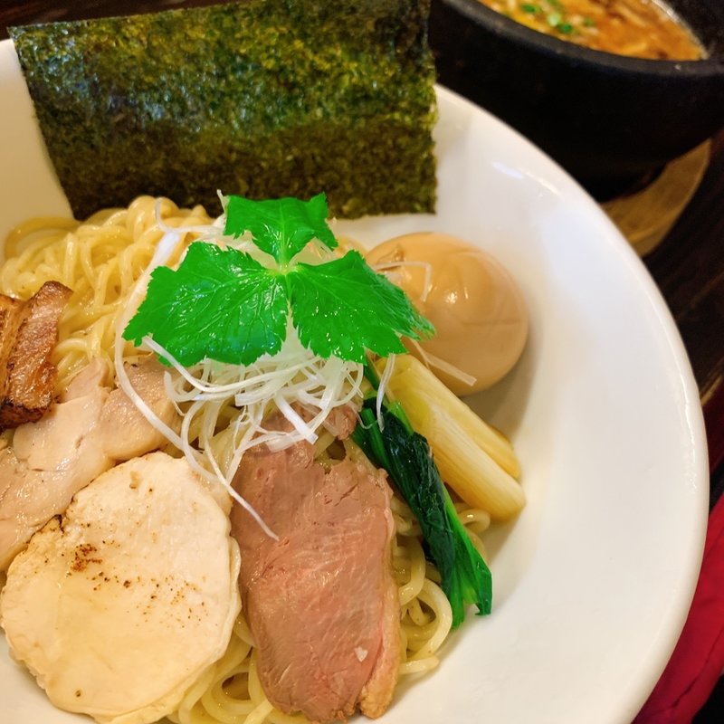 限定 味玉特製つけ麺(自家製麺中華そば こむぎ)