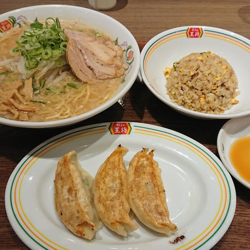 ラーメンセット(餃子の王将 モザイクモール港北店)