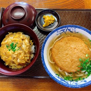カツ丼と丸天うどんセット(うどんの佐賀県 )