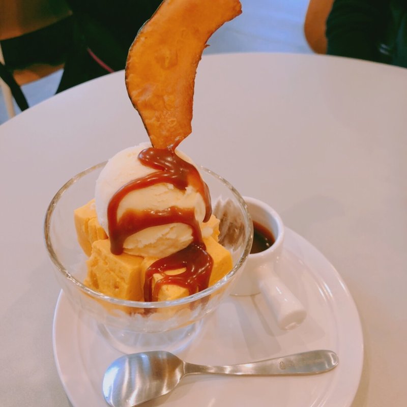 カボチャのプリン(UNI COFFEE  ROASTERY)