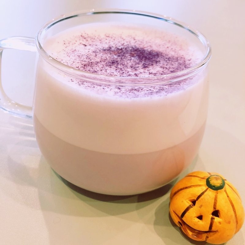 ムラサキイモ　ラテ　HOT(UNI COFFEE  ROASTERY)