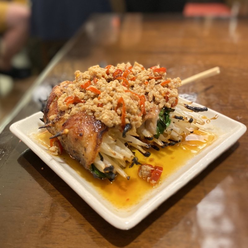 名物台湾肉巻き串(焼きとん 大黒 大曽根店)