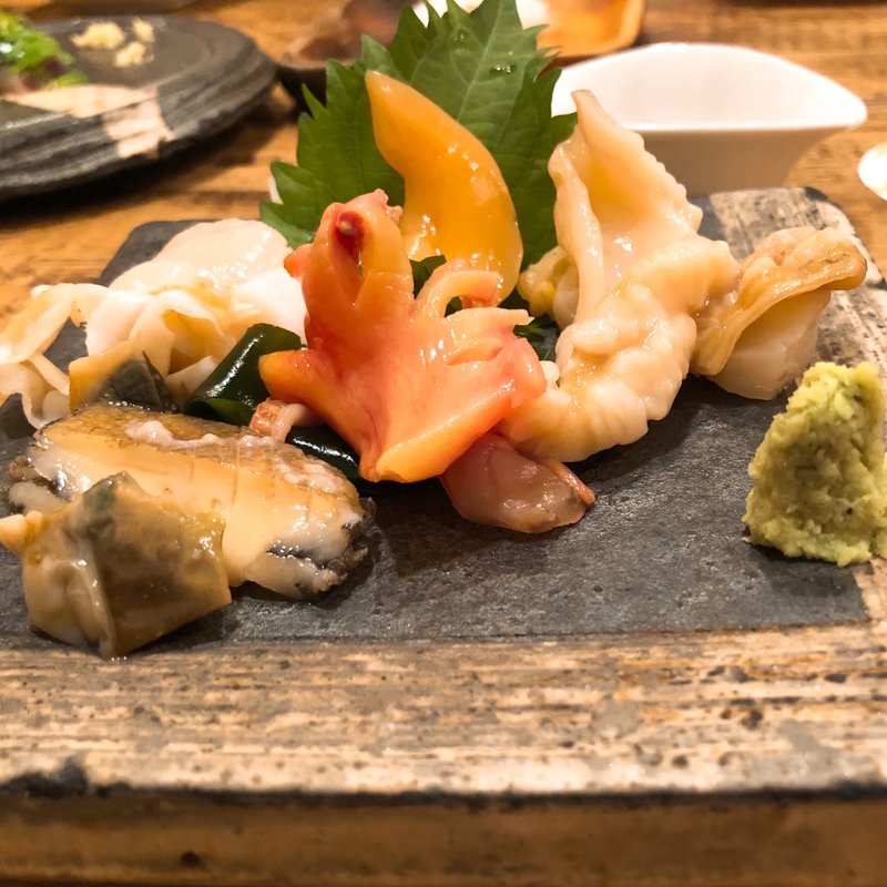 貝刺し盛(魚店 きなり)