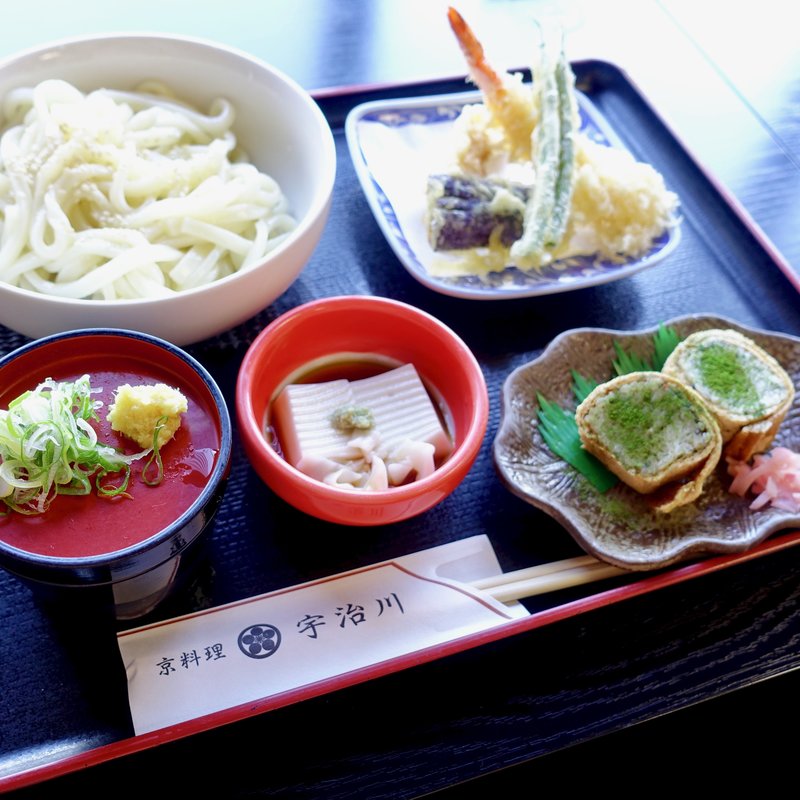天ひやもちもちうどん(京料理 宇治川旅館 （キョウリョウリウジガワリョカン）)