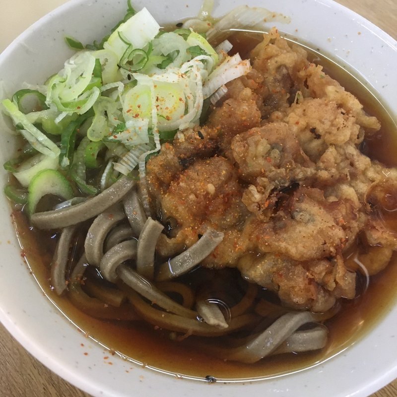 ゲソ天太蕎麦(一由そば )