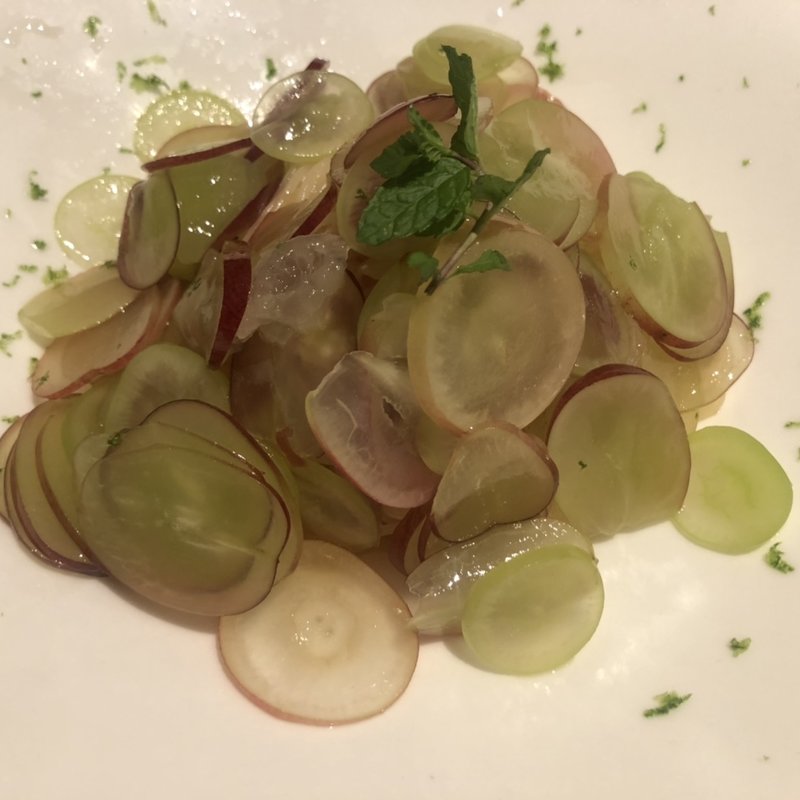 シャインマスカットのカッペリーニランチ(クラッティーニ/Crattini)