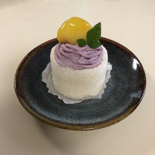 紫芋と栗のモンブラン(patisserie gento)