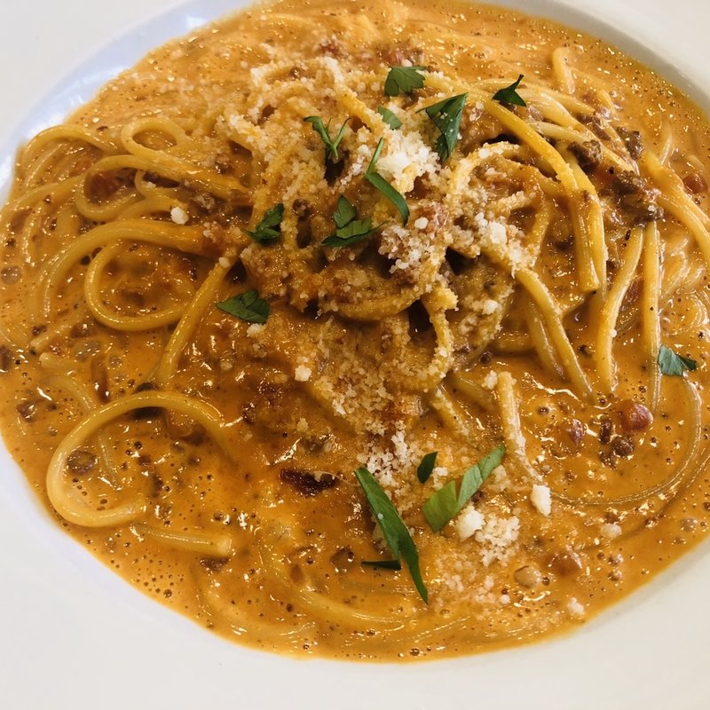 クリームミートソース(こむぎこ)