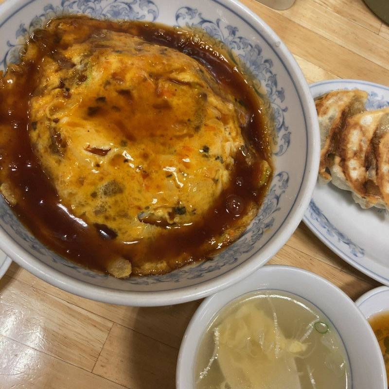 天津飯(ぎょうざの満洲 聖蹟桜ヶ丘駅前店)