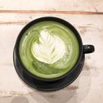 抹茶ラテ（ホット）(伊右衛門サロン渋谷ヒカリエ店)