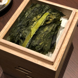 ワカメ炙り(九頭龍蕎麦 ムスブ田町店)