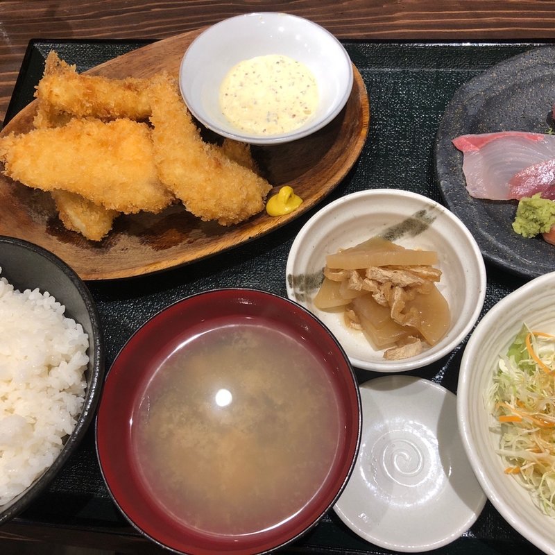 ミックスフライ(銀座漁港 快海)