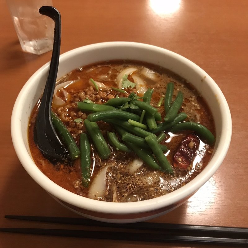 本格！辛いスープのマーラ刀削麺(龍興刀削麺舗)
