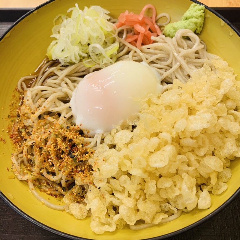 朝そば（玉子）(いわもとQ 池袋店（イワモトキュー）)