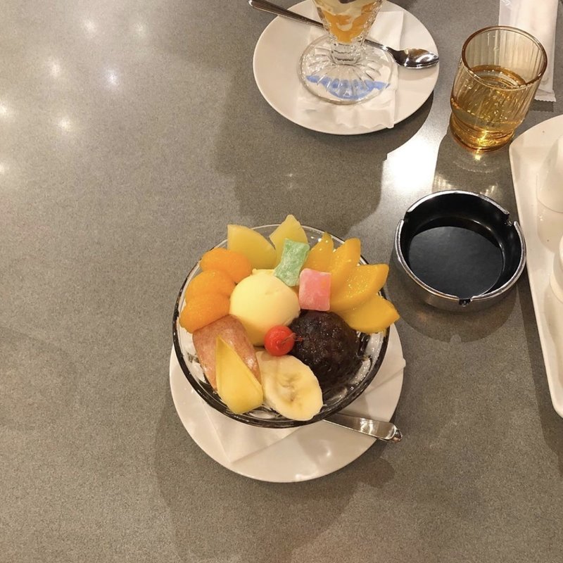 クリームあんみつ(コーヒーショップギャラン)