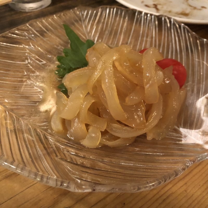 クラゲの和えもの(港式餃子舗　福福 （ふくふく）)