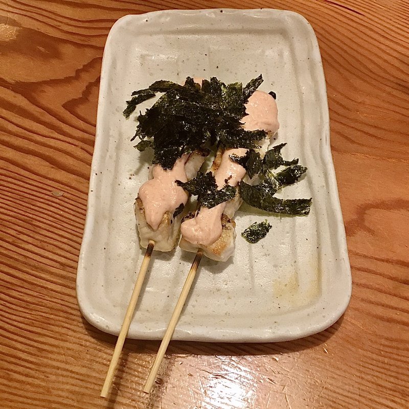 むね肉明太マヨネーズ風焼き(鳥貴族 高蔵寺店)