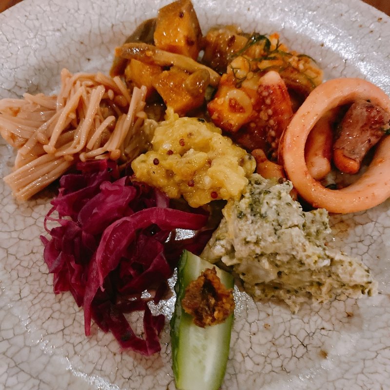 冷製前菜(みち草バザール)