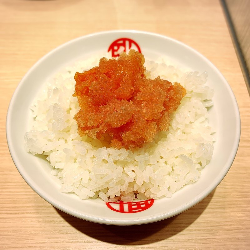 明太ごはん(中華そば専門 田中そば店 渋谷PARCO店)