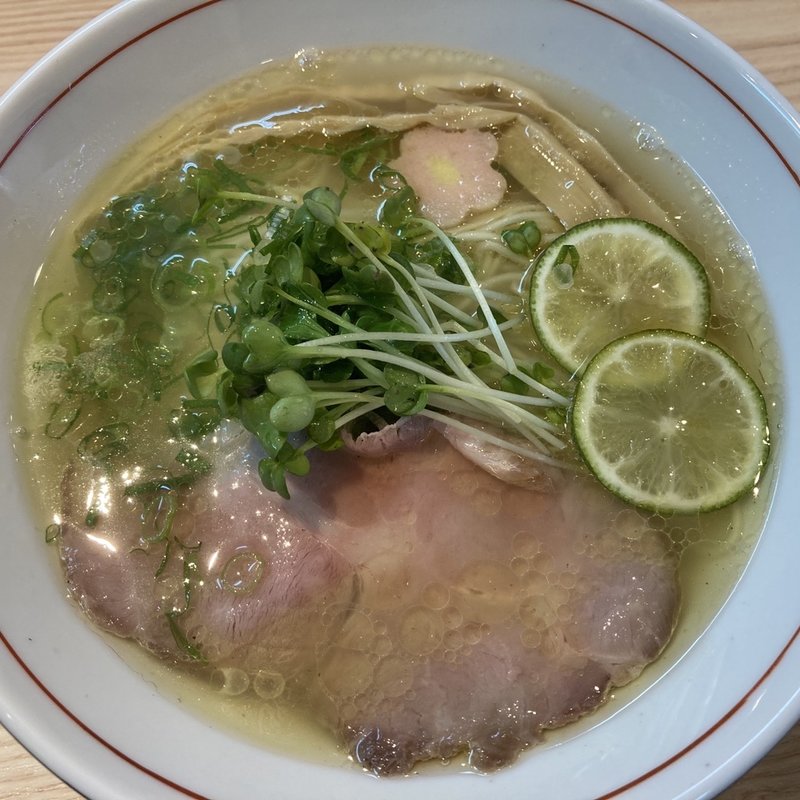旨味塩ラーメン並(拉麺開花(らーめんかいほう))