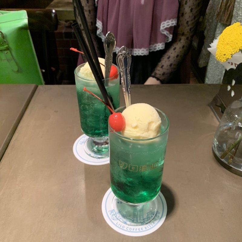 クリームソーダ(リロ珈琲喫茶)