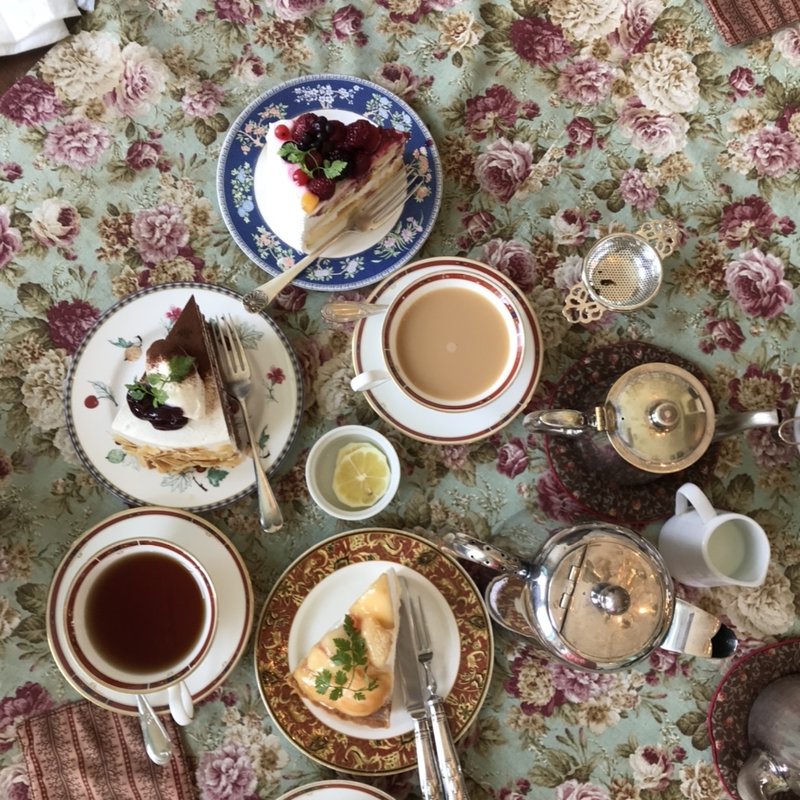 ケーキセット(北浜レトロ)