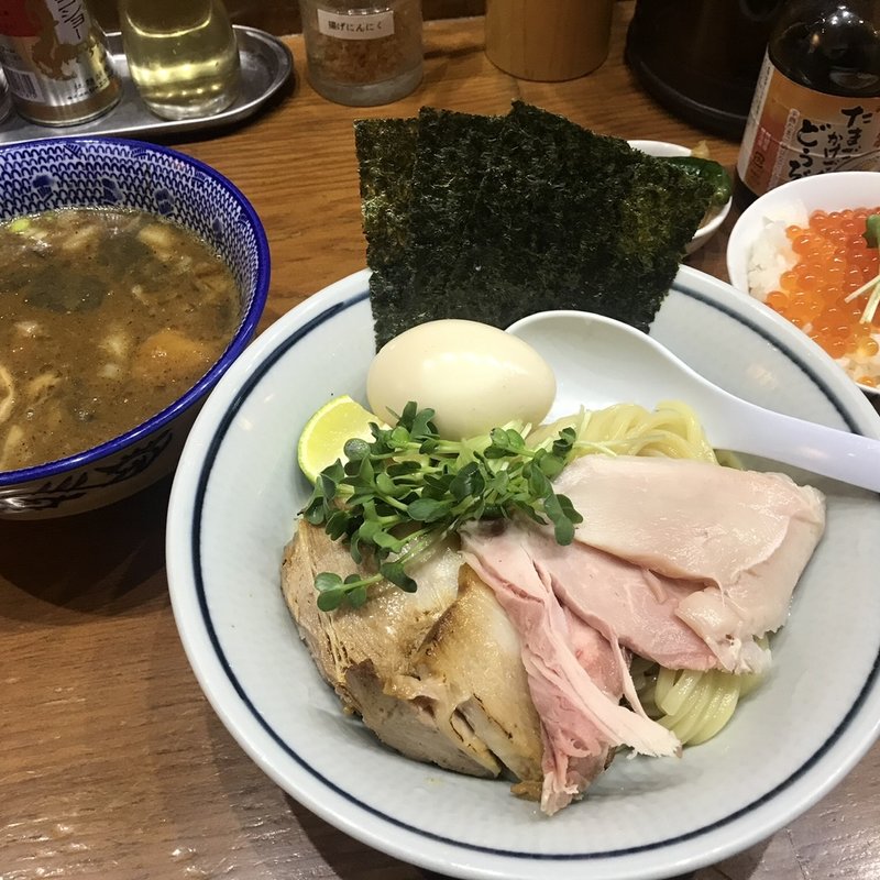 特製煮干しつけ麺(中華そば つけ麺 百日紅 新宿店)