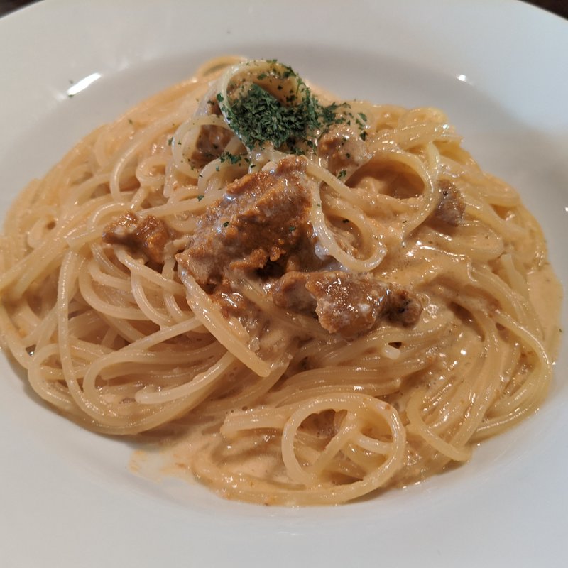 ウニの濃厚クリームソース(THE BAR 新大阪 （ザバール）)