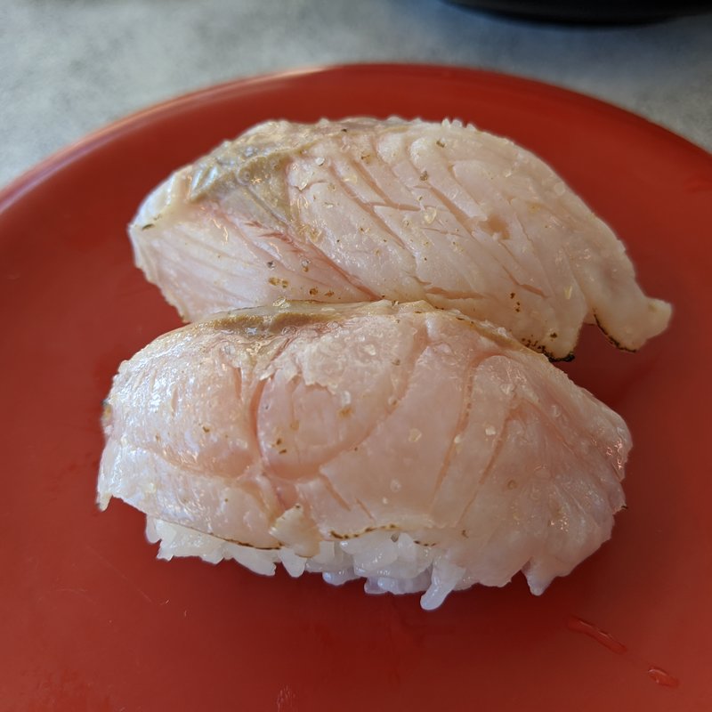 黒ムツ炙り(回転寿司 魚どんや （さかなどんや）)